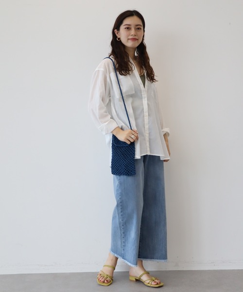 AMERICAN HOLIC（アメリカンホリック）の「テープミニサコッシュ（ショルダーバッグ・レディース・ブラック/ベージュ/カーキ/ブルー・FREE）」の10枚目の写真