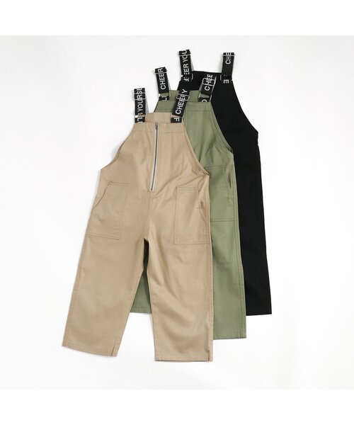 BREEZE by saori（ブリーズバイサオリ）の「WEB限定 サロペット 【BREEZE by saori】（サロペット/オーバーオール・キッズ・カーキ/ベージュ/ブラック・140/100/120/150/90/130/110）」の9枚目の写真