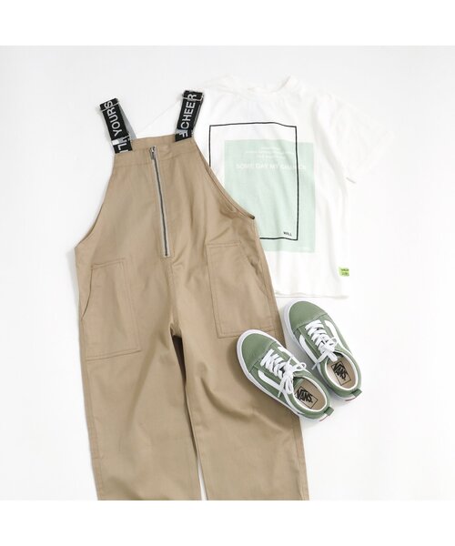 BREEZE by saori（ブリーズバイサオリ）の「WEB限定 サロペット 【BREEZE by saori】（サロペット/オーバーオール・キッズ・カーキ/ベージュ/ブラック・140/100/120/150/90/130/110）」の10枚目の写真