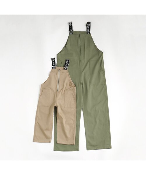 BREEZE by saori（ブリーズバイサオリ）の「WEB限定 サロペット 【BREEZE by saori】（サロペット/オーバーオール・キッズ・カーキ/ベージュ/ブラック・140/100/120/150/90/130/110）」の12枚目の写真