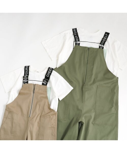 BREEZE by saori（ブリーズバイサオリ）の「WEB限定 サロペット 【BREEZE by saori】（サロペット/オーバーオール・キッズ・カーキ/ベージュ/ブラック・140/100/120/150/90/130/110）」の13枚目の写真