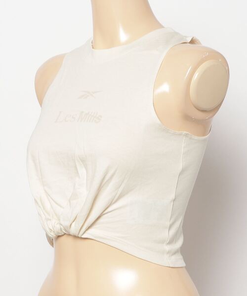 Reebok（リーボック）の「レズミルズR ノンダイ ツイスト タンクトップ  / Les MillsR Non Dye Twist Tank Top （タンクトップ・レディース・ナチュラル・SMALL/X-LARGE/LARGE/MEDIUM/X-SMALL/XX-LARGE）」の7枚目の写真
