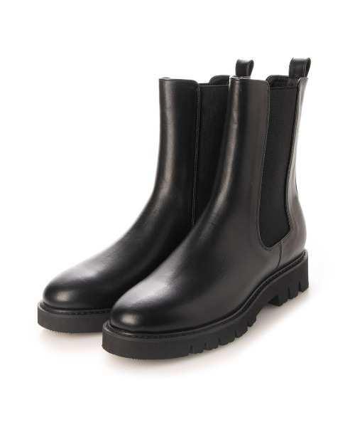 EVOL(イーボル)の「【EVOL】ミドル丈ベーシックサイドゴアブーツ IT9862(ブーツ・レディース・ブラック/ブラウン/アイボリー・LL/S/M/L)」の4枚目の写真