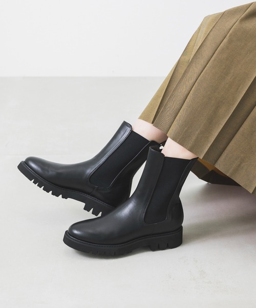 EVOL(イーボル)の「【EVOL】ミドル丈ベーシックサイドゴアブーツ IT9862(ブーツ・レディース・ブラック/ブラウン/アイボリー・LL/S/M/L)」の19枚目の写真