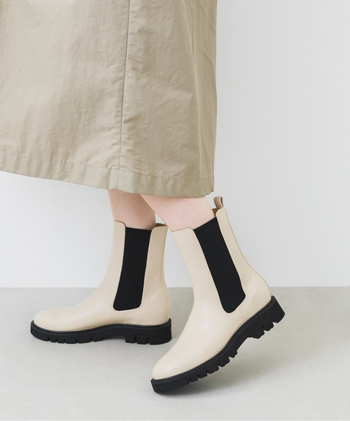 EVOL(イーボル)の「【EVOL】ミドル丈ベーシックサイドゴアブーツ IT9862(ブーツ・レディース・ブラック/ブラウン/アイボリー・LL/S/M/L)」の22枚目の写真