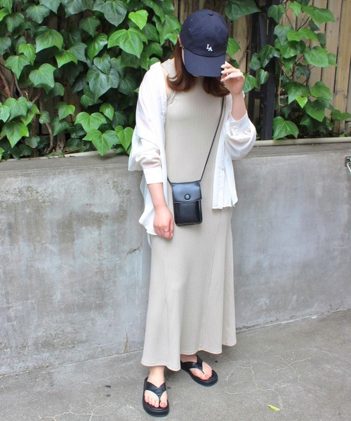 MLI'A(エムリア)の「アメスリマーメイド/リブワンピース(ワンピース・レディース・ブラック/ライトグリーン/ライトベージュ・M)」の1枚目の写真