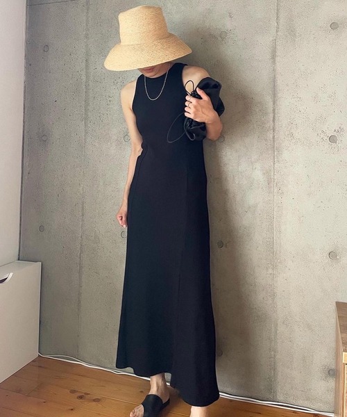 MLI'A(エムリア)の「アメスリマーメイド/リブワンピース(ワンピース・レディース・ブラック/ライトグリーン/ライトベージュ・M)」の7枚目の写真