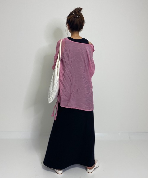 MLI'A(エムリア)の「アメスリマーメイド/リブワンピース(ワンピース・レディース・ブラック/ライトグリーン/ライトベージュ・M)」の17枚目の写真