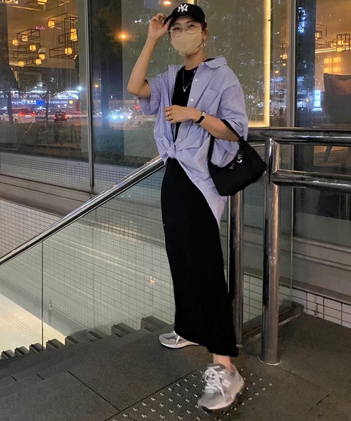 MLI'A(エムリア)の「アメスリマーメイド/リブワンピース(ワンピース・レディース・ブラック/ライトグリーン/ライトベージュ・M)」の20枚目の写真