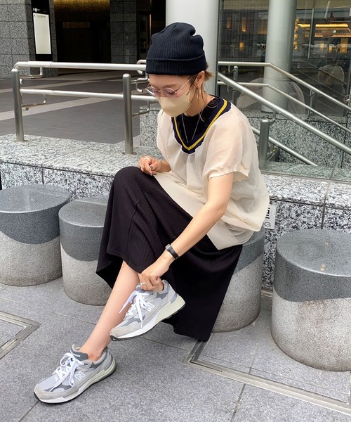 MLI'A(エムリア)の「アメスリマーメイド/リブワンピース(ワンピース・レディース・ブラック/ライトグリーン/ライトベージュ・M)」の21枚目の写真