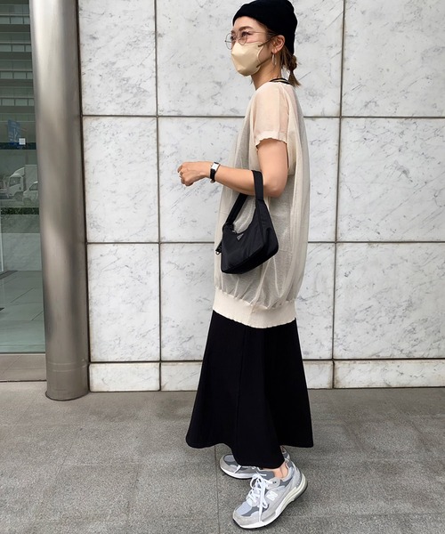 MLI'A(エムリア)の「アメスリマーメイド/リブワンピース(ワンピース・レディース・ブラック/ライトグリーン/ライトベージュ・M)」の22枚目の写真