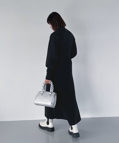 PAGEBOY(ページボーイ)の「WEB限定アイテム / マルチWAYニットワンピース(ワンピース・レディース・ブラック/ブラウン/ブルー・FREE)」の8枚目の写真