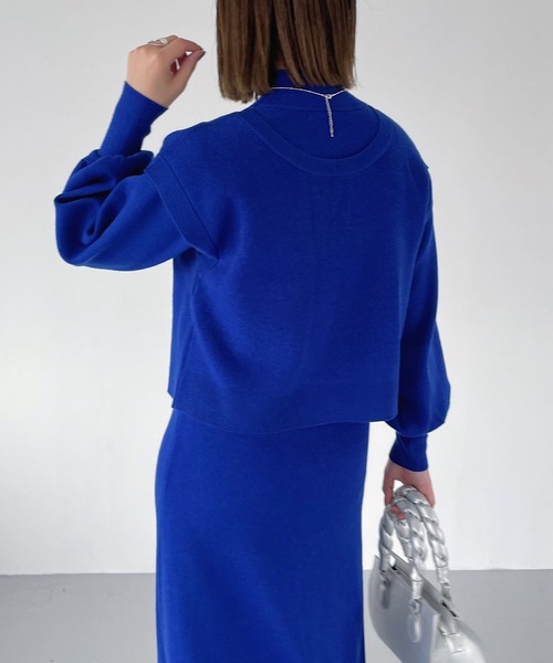 PAGEBOY(ページボーイ)の「WEB限定アイテム / マルチWAYニットワンピース(ワンピース・レディース・ブラック/ブラウン/ブルー・FREE)」の17枚目の写真