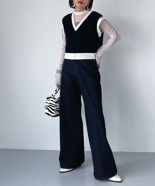 PAGEBOY(ページボーイ)の「WEB限定アイテム / マルチWAYニットワンピース(ワンピース・レディース・ブラック/ブラウン/ブルー・FREE)」の10枚目の写真