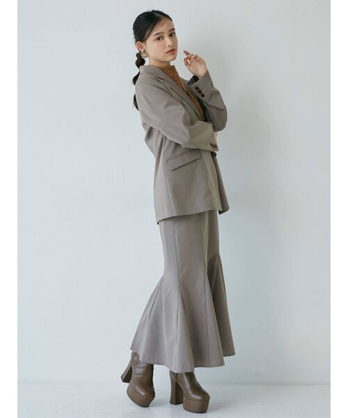 MURUA（ムルーア）の「カーブステッチミドルブーツ（ブーツ・レディース・ブラック/モカ・35/36/37）」の6枚目の写真