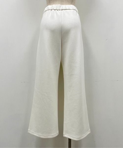 PICCIN PERLA（ピッチンペルラ）の「ダンボールニットワイドパンツ（セットアップ可能）（その他パンツ・レディース・ブラック/オフホワイト・M）」の18枚目の写真