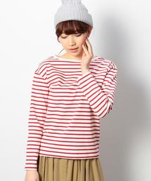 coen | カラーボーダートップス(Tシャツ/カットソー)
