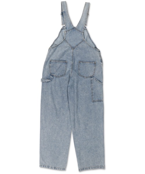 SPINNS（スピンズ）の「【ゆったりシルエット】デニムワイドオーバーオール（サロペット/オーバーオール・レディース・ブルー/ブルー系/オフホワイト/ブラック系・ONESIZE）」の8枚目の写真