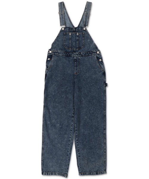 SPINNS（スピンズ）の「【ゆったりシルエット】デニムワイドオーバーオール（サロペット/オーバーオール・レディース・ブルー/ブルー系/オフホワイト/ブラック系・ONESIZE）」の7枚目の写真