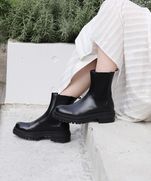 EVOL（イーボル）の「【EVOL】チェルシーサイドゴアブーツ IT9916（ブーツ・レディース・ブラック/ベージュ/ブラウン・LL/S/M/L）」の22枚目の写真