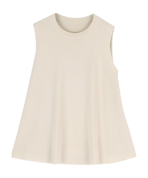 肩ﾀｯｸﾉｰｽﾘｰﾌﾞﾆｯﾄﾄｯﾌﾟｽ