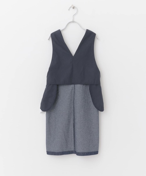 URBAN RESEARCH DOORS（アーバンリサーチドアーズ）の「『親子リンク』デニムジャンパースカート(KIDS)（ワンピース・キッズ・インディゴブルー/ブラック・105/120/135/150）」の3枚目の写真