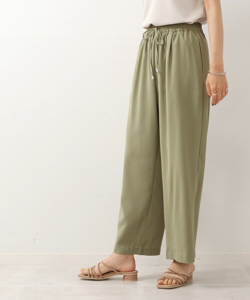 DRESKIP（ドレスキップ）の「◆【接触冷感/UV/セットアップ可】ドライタッチ イージーワイドパンツ（その他パンツ・レディース・ブラック/カーキ/ブルー/キャメル・02/03）」の3枚目の写真