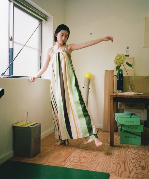 PAMM キャミワンピース 知性のストライプキャミワンピース – pamm.officialstore
