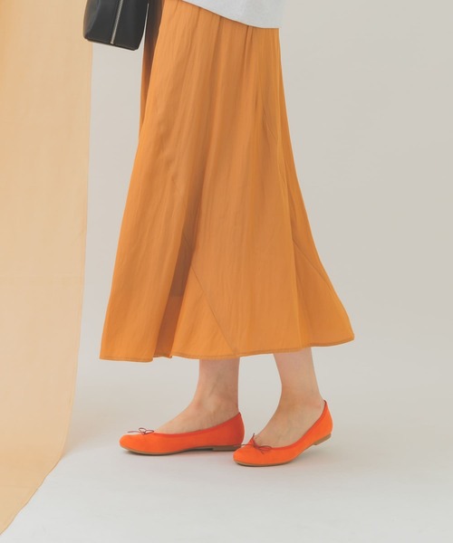 RODE SKO（ロデスコ）の「『MADE IN JAPAN』スエード調ベーシックバレエ（バレエシューズ・レディース・ブラック/アニマル/ベージュ系その他/オレンジ/マスタード・37/36/35/39/38）」の14枚目の写真