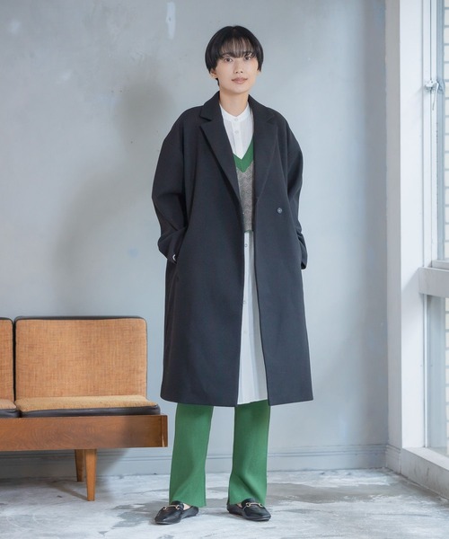 LEPSIM（レプシィム）の「12ゲージ満たされリブニットパンツ　295095（その他パンツ・レディース・グリーン/キナリ/ライム/ブラック/ブラウン・FREE）」の16枚目の写真