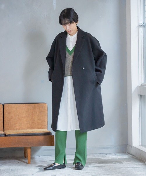 LEPSIM（レプシィム）の「12ゲージ満たされリブニットパンツ　295095（その他パンツ・レディース・グリーン/キナリ/ライム/ブラック/ブラウン・FREE）」の17枚目の写真