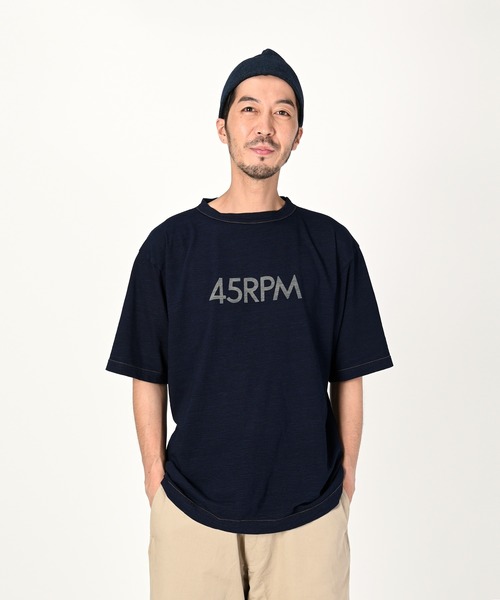 45Rフツラ大文字ロゴプリントの90845星Tシャツ: WOMEN｜45R