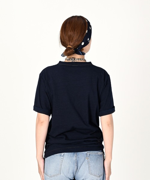 45Rフツラ大文字ロゴプリントの90845星Tシャツ: WOMEN｜45R