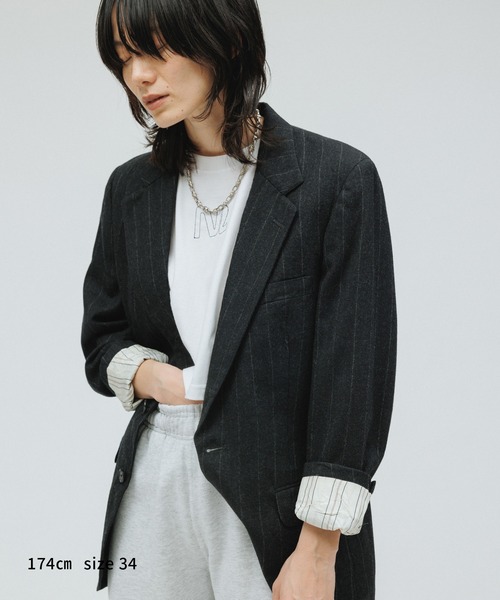 M TO R（ムウトアール）の「［TOPS］M(ムウ) x Cordova SPORTSWEAR LOGO S/S TEE（Tシャツ/カットソー・レディース・ホワイト/ブラック・38/34）」の4枚目の写真