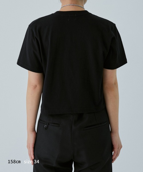 M TO R（ムウトアール）の「［TOPS］M(ムウ) x Cordova SPORTSWEAR LOGO S/S TEE（Tシャツ/カットソー・レディース・ホワイト/ブラック・38/34）」の13枚目の写真