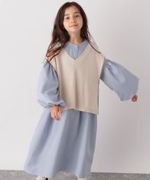 GLOBAL WORK | Vネックベストセットワンピース/295956(ワンピース)