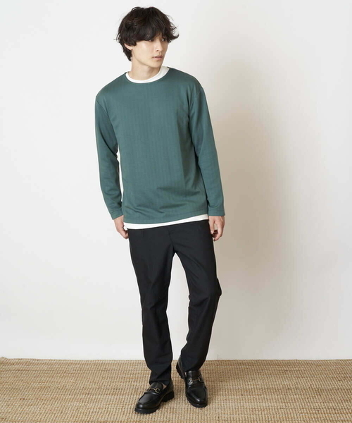 a.v.v(アーヴェヴェ)の「リライトイージーパンツ(セットアップ対応)(その他パンツ・メンズ・ダークブラウン/ブラック・46/50/48)」の7枚目の写真