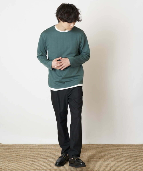 a.v.v(アーヴェヴェ)の「リライトイージーパンツ(セットアップ対応)(その他パンツ・メンズ・ダークブラウン/ブラック・46/50/48)」の8枚目の写真