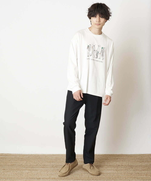 a.v.v(アーヴェヴェ)の「リライトイージーパンツ(セットアップ対応)(その他パンツ・メンズ・ダークブラウン/ブラック・46/50/48)」の9枚目の写真