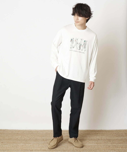 a.v.v(アーヴェヴェ)の「リライトイージーパンツ(セットアップ対応)(その他パンツ・メンズ・ダークブラウン/ブラック・46/50/48)」の10枚目の写真