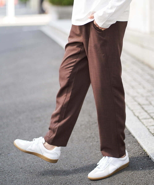 a.v.v(アーヴェヴェ)の「リライトイージーパンツ(セットアップ対応)(その他パンツ・メンズ・ダークブラウン/ブラック・46/50/48)」の19枚目の写真