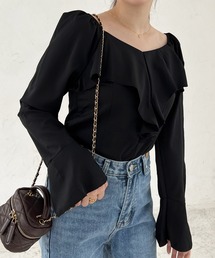 Lamoa | Lamoa/ボリューム フリル ブラウス(シャツ/ブラウス)