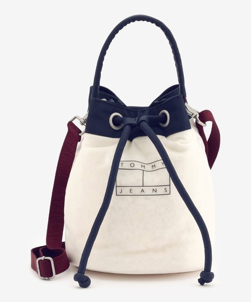 tommy jeans(トミー ジーンズ)の「ピローバケットバッグ(ショルダーバッグ・レディース・マルチ・FREE)」の1枚目の写真