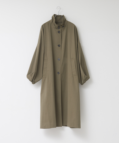 Devinette Nomine ノミネ のトレンチコート ボリュームスリーブスタンドカラーコート を購入できます Abahouse ジャケット アウター ボリュームスリーブスタンドカラーコート トレンチコート Nomine ノミネ のファッション