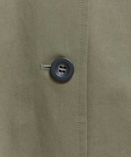 NOMINE（ノミネ）の「ボリュームスリーブスタンドカラーコート（トレンチコート・レディース・キャメル/カーキ/ブラック・フリー）」の12枚目の写真