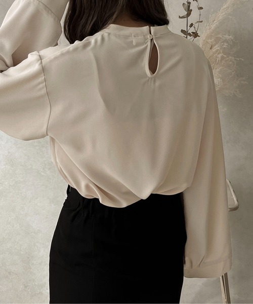 apres jour clair(アプレジュールクレア)の「【apres jour clair】2WAYスリーブブラウス【ZOZOTOWN限定アイテム】(シャツ/ブラウス・レディース・ベージュ/モカ/アイボリー・フリー/X-LARGE)」の8枚目の写真