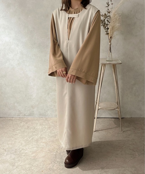 apres jour clair(アプレジュールクレア)の「【apres jour clair】2WAYスリーブブラウス【ZOZOTOWN限定アイテム】(シャツ/ブラウス・レディース・ベージュ/モカ/アイボリー・フリー/X-LARGE)」の20枚目の写真