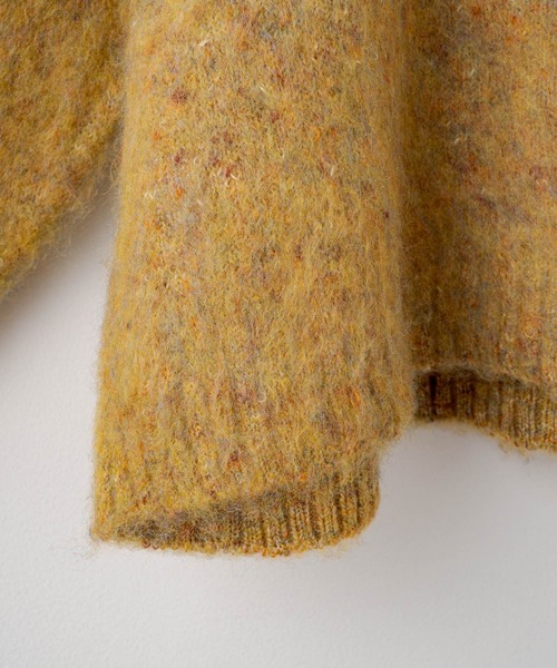 WHIMSIC(ウィムジック)の「【UNISEX】ミックスシャギーニットカーディガン(カーディガン/ボレロ・メンズ・ブラック/パープル/ピンク/イエロー/ブルー・FREE)」の20枚目の写真