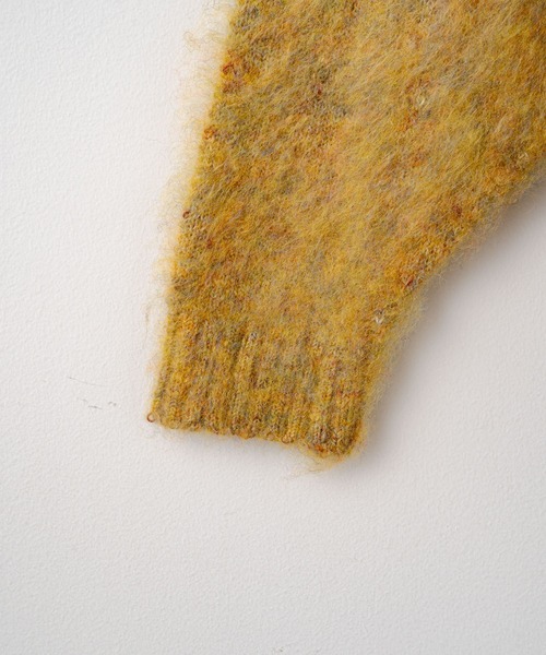 WHIMSIC(ウィムジック)の「【UNISEX】ミックスシャギーニットカーディガン(カーディガン/ボレロ・メンズ・ブラック/パープル/ピンク/イエロー/ブルー・FREE)」の12枚目の写真