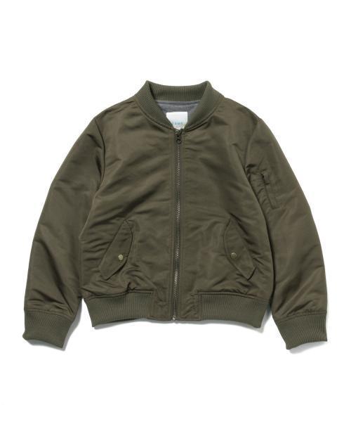 BEAMS LIGHTS Women's(ビームスライツ ウィメンズ)の「BEAMS LIGHTS / 撥水クロップド MA-1(ブルゾン・レディース・ブラック/オリーブ・36/38)」の4枚目の写真